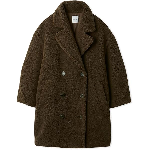 ミラオーウェン　woolコクーンシルエットピーコート　ブラック　1 Mila Owen - コクーンシルエットピーコート( BLK ) ウール / リバー